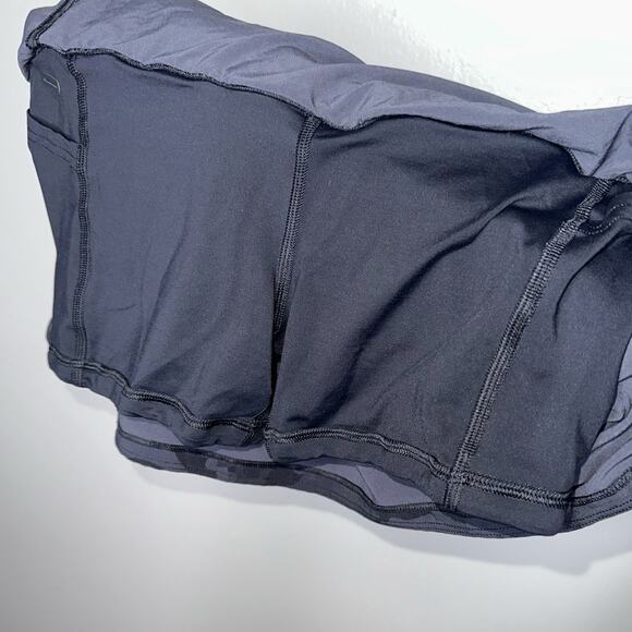 Lululemon Pace Rival Mid Rise Skirt 4 Heritage 365 Camo Deep Coal Multi Black - Picture 5 of 8